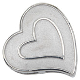 Pt900 プラチナ ダイヤ0.40ct ハート モチーフ ペンダントトップ レディース 【中古】